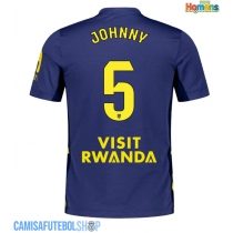 Camisa de time de futebol Atletico Madrid Johnny Cardoso #5 Replicas 2º Equipamento 2025-26 Manga Curta